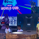 Kids dance during a music set of in-game skin DJ Yonder